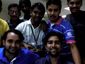 with colleagues during Diwali…